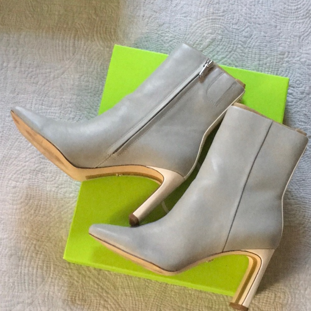 Grey ,cream Sam Edelman boots